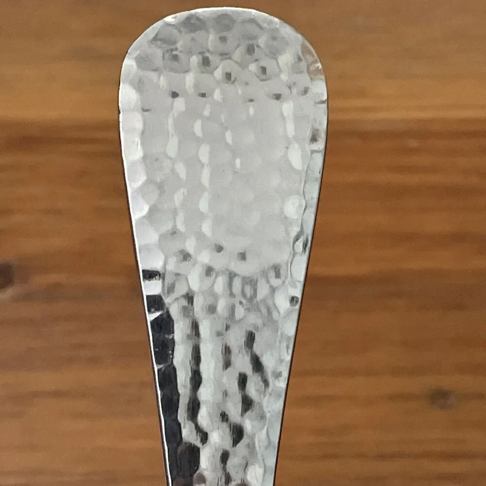 Reed & Barton Olde English Stainless 18/10 Serving Spoon Hammered Heritage Mint